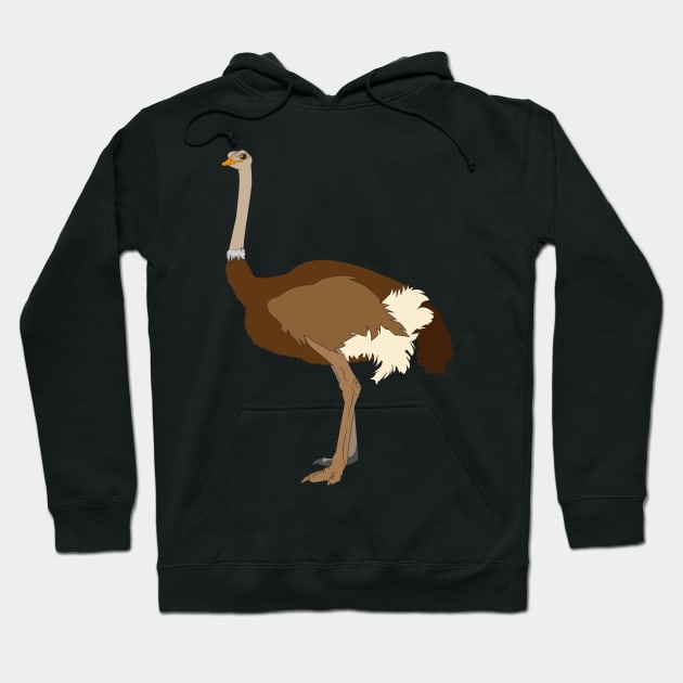 Ostrich Hoodie by kawaii_shop